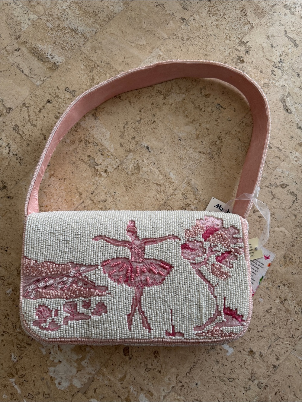Beaded Ballerina Shoulder Bag